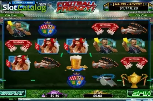 Скрин3. Football Frenzy (RTG) слот