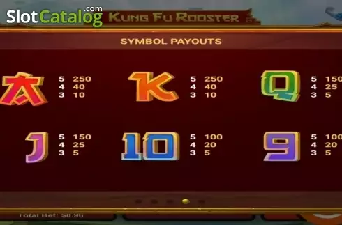 Скрин9. Kung Fu Rooster слот