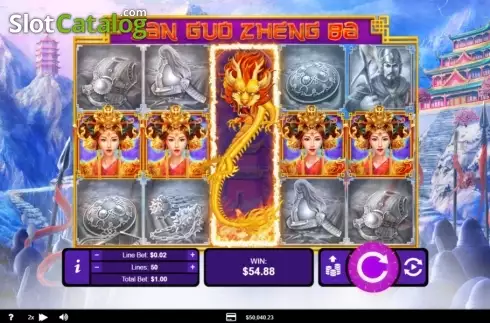 Скрин2. Three Kingdom Wars (San Guo Zheng Ba) слот