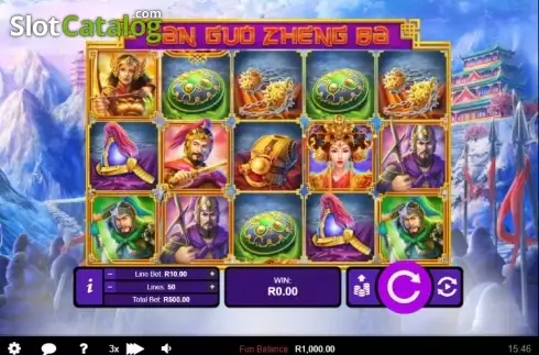 Скрин3. Three Kingdom Wars (San Guo Zheng Ba) слот