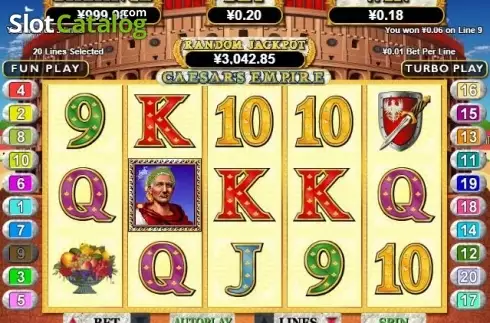 Скрин3. Caesars Empire слот