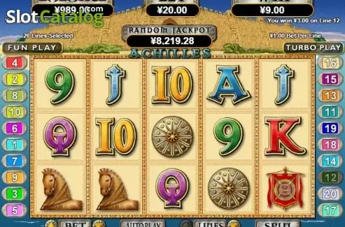 Скрин3. Achilles (RTG) слот