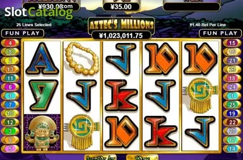 Скрин2. Aztecs Million слот