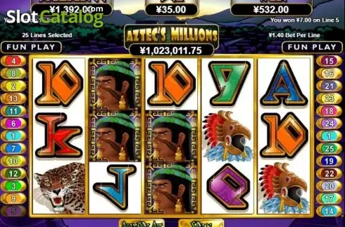 Скрин3. Aztecs Million слот