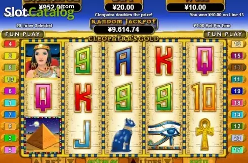 Скрин3. Cleopatras Gold (RTG) слот
