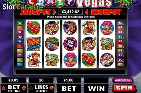 Скрин2. Crazy Vegas слот