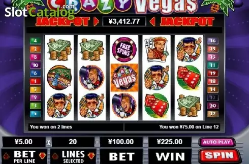 Скрин3. Crazy Vegas слот