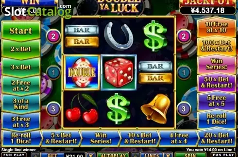 Скрин3. Double Ya Luck слот