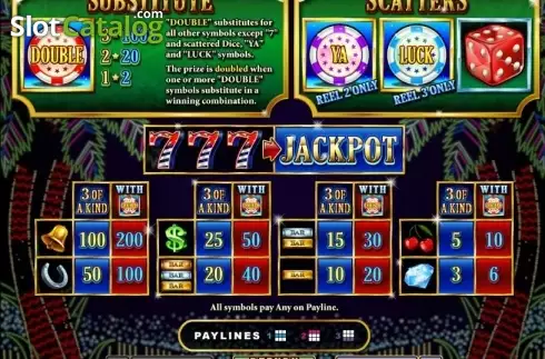 Скрин4. Double Ya Luck слот