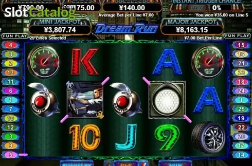 Скрин3. Dream Run слот