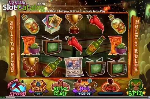 Скрин2. Lucha Libre (RTG) слот