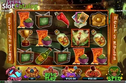 Скрин3. Lucha Libre (RTG) слот