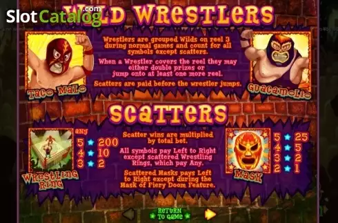 Скрин5. Lucha Libre (RTG) слот