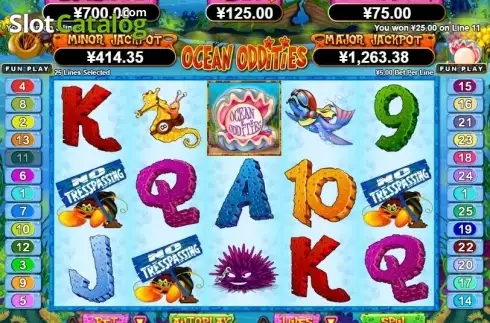 Скрин3. Ocean Oddities слот