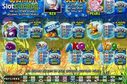 Скрин4. Ocean Oddities слот