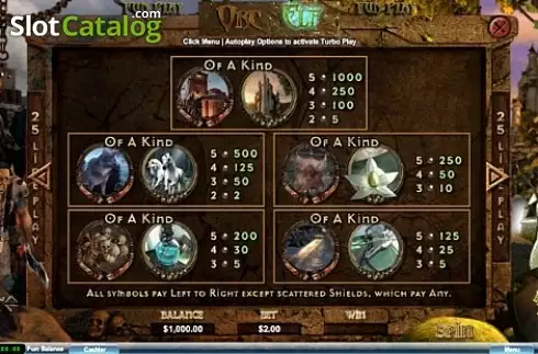 Скрин4. Orc vs Elf слот