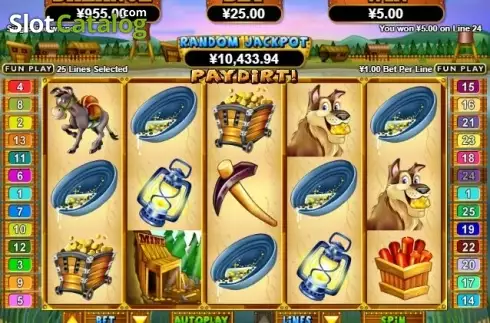Скрин3. Pay Dirt! слот