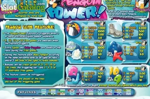 Скрин4. Penguin Power слот