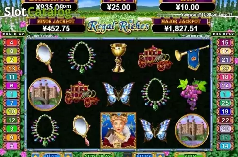 Скрин3. Regal Riches (RTG) слот