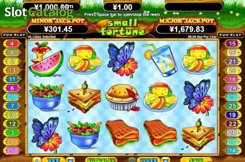 Скрин2. Small Fortune слот