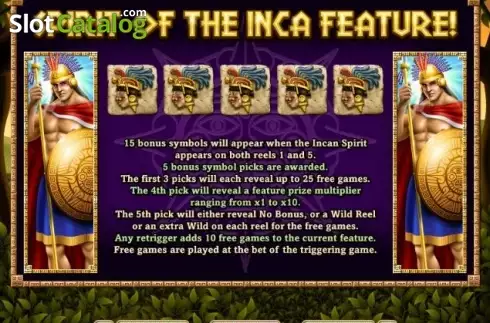 Скрин5. Spirit of the Inca слот