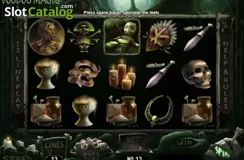 Скрин2. Voodoo Magic (RTG) слот