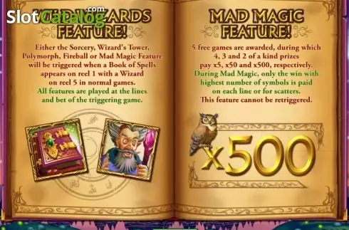 Скрин7. Wild Wizards (RTG) слот