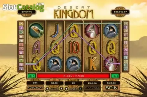 Скрин3. Desert Kingdom слот