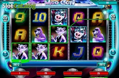 Скрин3. DJ Moo Cow слот