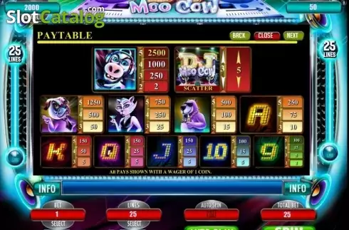Скрин4. DJ Moo Cow слот