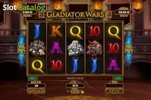 Скрин2. Gladiator Wars слот
