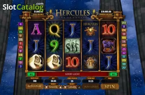 Скрин2. Hercules the Immortal слот