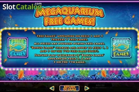 Скрин7. Megaquarium слот