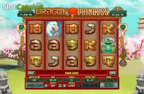 Скрин2. Dragon Princess (RTG) слот