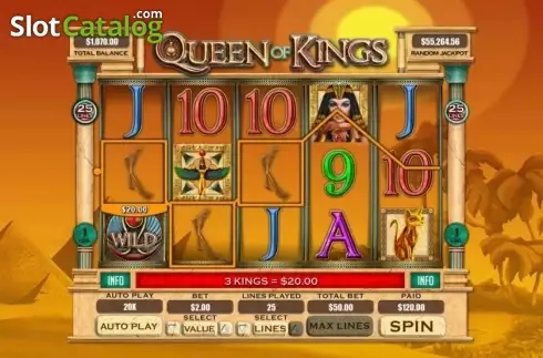 Скрин3. Queen of Kings слот