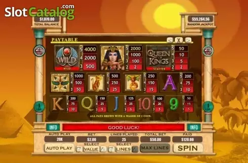 Скрин4. Queen of Kings слот