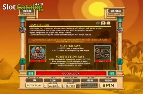 Скрин6. Queen of Kings слот