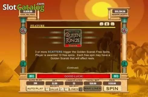 Скрин7. Queen of Kings слот