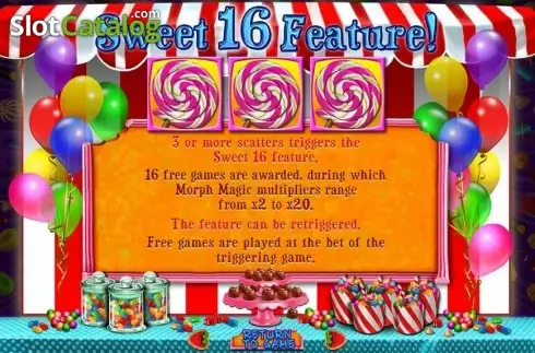Скрин8. Sweet 16 слот