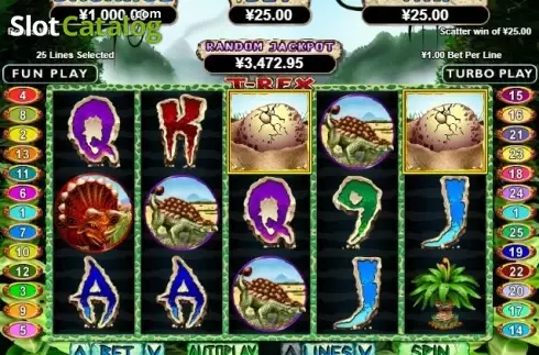 Скрин3. T-Rex (RTG) слот