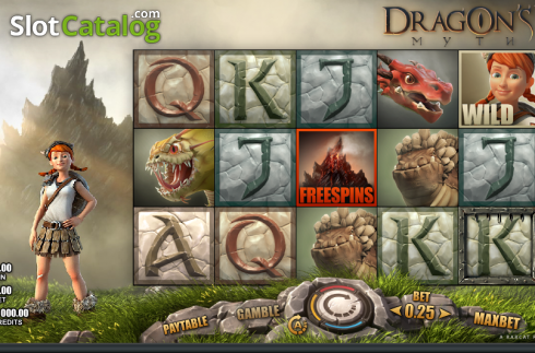 Скрин3. Dragon's Myth слот