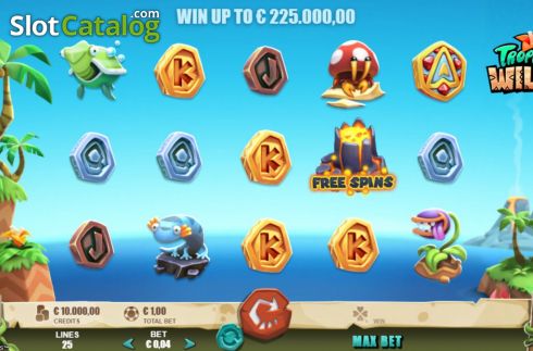 Скрин2. Tropical Wilds слот