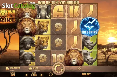 Скрин3. Lion Strike слот