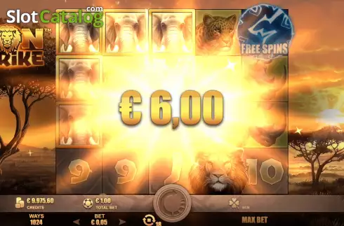 Скрин5. Lion Strike слот