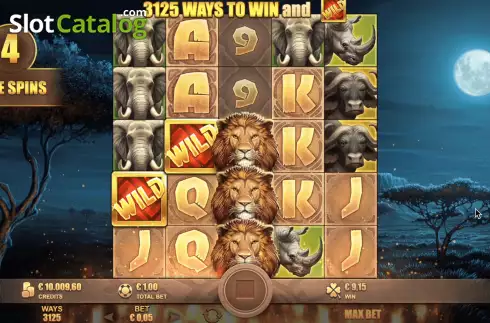 Скрин9. Lion Strike слот