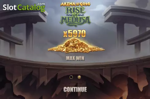 Скрин2. Arena of Gods - Rise of Medusa слот