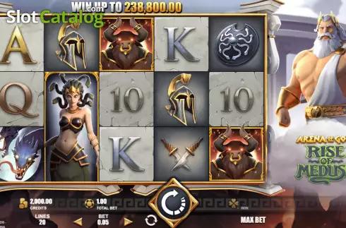 Скрин3. Arena of Gods - Rise of Medusa слот