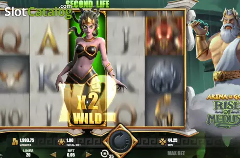 Скрин8. Arena of Gods - Rise of Medusa слот
