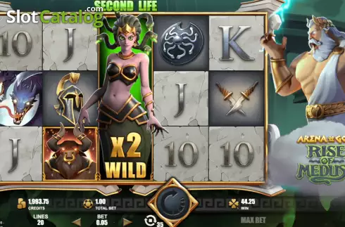 Скрин9. Arena of Gods - Rise of Medusa слот