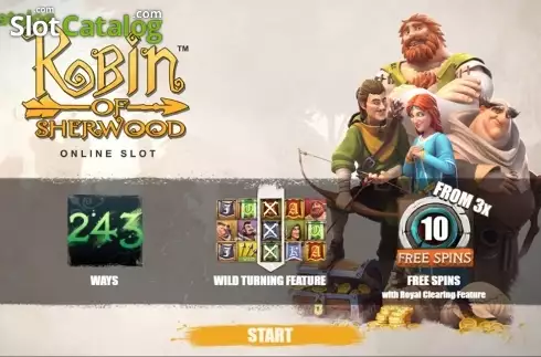 Скрин2. Robin of sherwood (Rabcat) слот